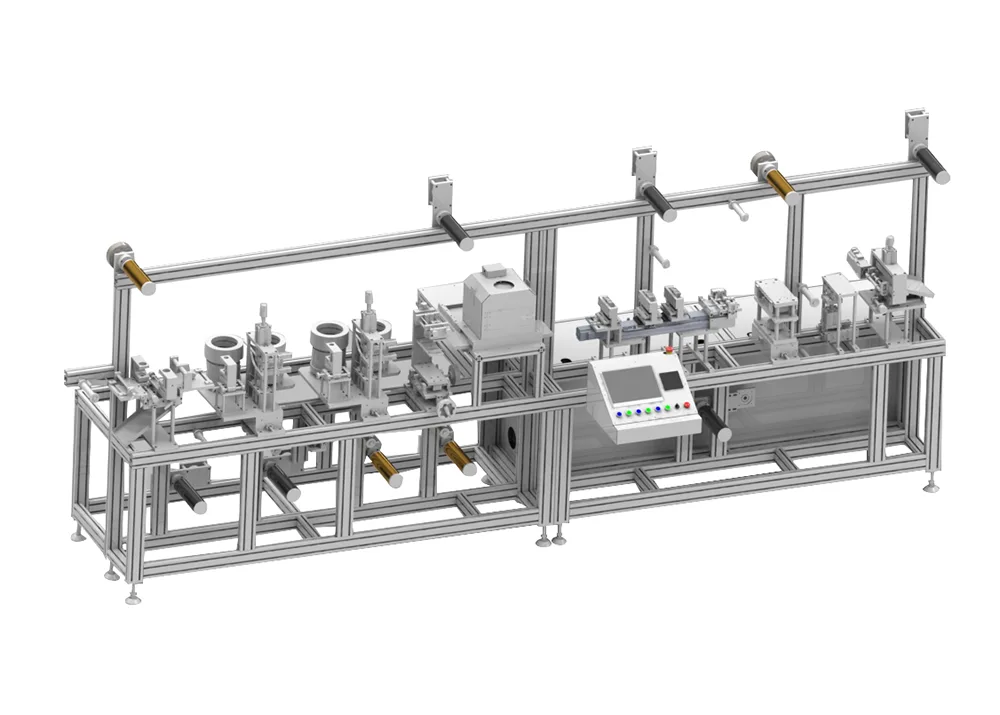 Machine de production d'électrodes ECG à double rangée