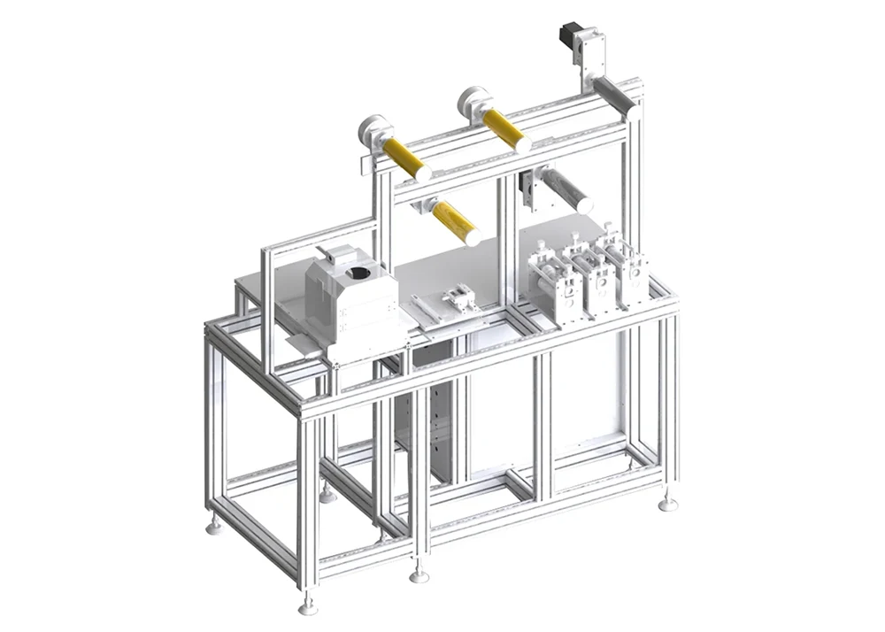 Machine de production d'électrodes ECG à languettes de revêtement en ligne