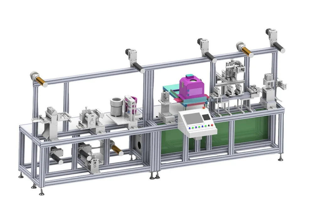 Machine de production d'électrodes ECG à une rangée