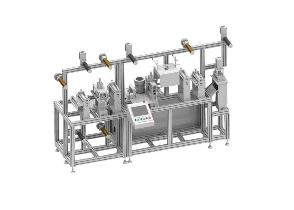 Machine de production d'électrodes ECG de forme spéciale